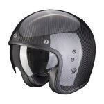 Casque jet scorpion belfast carbon evo solid - noir - m Casque jet scorpion belfast carbon evo solid - noir - m