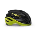 Casque met estro mips - black lime yellow metallic / matt glossy - m