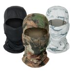 Casque militaire multicam imprim� pour bivmuet, protection compl�te du visage, pour chasse, p�che, camping, ...