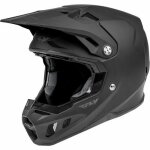 Casque moto cross fly racing formula cc solid - noir mat - s