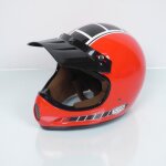 Casque pour moto cross vintage torx brad legend racer red shiny taille xs rouge Casque pour moto cross vintage torx brad legend racer red shiny taille xs rouge