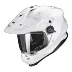 Casque moto int�gral scorpion adf - 9000 air solid ece 22 - 06 - blanc perle - l