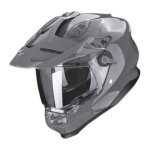 Casque moto int�gral scorpion adf - 9000 air solid ece 22 - 06 - gris ciment - xs