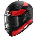 Casque moto int�gral shark spartan 1. 2 strad - noir / rouge / gris - xl