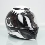 Casque pour moto modulable one outline 2. 0 blanc noir homme femme taille xs 54cm neuf