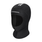 Casque de plonge en noprne avec capuche initie, unis issement, chaleur, vtements, accessoires, hiver, ...