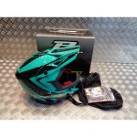 Casque progrip 3095 pour moto cross mx enduro taille xxl 63 aqua