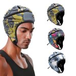 Casque de rugby a rembourrage doux, couvre - chef rglable eva, protection de la tte, coque s - souvent ...