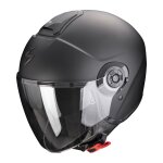 Casque scorpion exo exo - city ii solid noir s