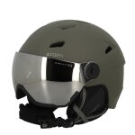 Casque de ski cairn electron visor kaki 59 - 60