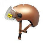 Casque vlo urbain kask urban lifestyle - metal brown mat - taille 59 / 62 cm - l