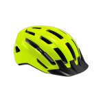 Casque vlo urbain met dowtown - fluo yellow / glossy - taille s / m