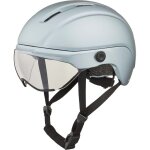 Casque v�lo cairn fuse visi�re mat metallic eucalyptus taille l
