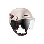 Casque v�lo casr glow avec led et visiere rose m