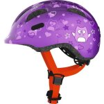 Casque de vlo confort pour enfants - m 50 - 55cm - violet etoile - smiley 2. 0 abus