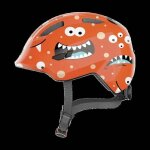 Casque v�lo enfant - abus - smiley 3. 0 - orange - in - mold - ajustement pr�cis