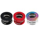 Casque de v�lo pliant en alliage d'aluminium pour vtt, 3 couleurs, 44mm, cadre conique, pi�ces de bicyclette, ...