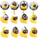 Casque de vlo de route avec pendentif pour voiture, petit canard, accessoires de cyclisme sans lumires, ...