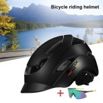 Casque de vlo pour sport en plein air, ultralger, moul, avec lunettes de soleil, pour hommes et femmes ...