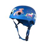 Casque velo et trottinette licorne boucle magntique lumire led intgre taille m