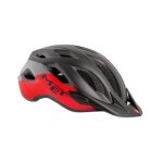 Casque vlo urbain met crossover - black red / matt - xl
