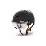 Casque vlo urbain a visire kask urban lifestyle onyx noir - taille m (52 / 58 cm)