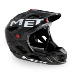 Casque vtt met parachute - anthracite black / glossy - l