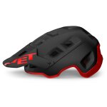 Casque vtt met terranova - black red / matt glossy - s