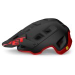 Casque vtt met terranova mips - black red / matt glossy - s