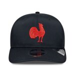 Casquette ajustable a pression stretch bleu marine 9seventy, tenue de la f�d�ration fran�aise de rugby ...