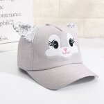 Casquette de baseball ajustable avec oreilles de chat pour enfant, chapeau de soleil pour fille de ns, ... Casquette de baseball ajustable avec oreilles de chat pour enfant, chapeau de soleil pour fille de ns, ...