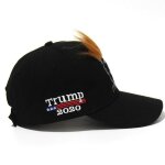 Casquette de baseball pour homme et femme, chapeau a perruque amricaine, casquette de trompette, casquette ...