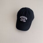 Casquette de baseball avec lettres brodes pour bb garon et fille, chapeau dcontract en coton avec ...