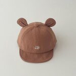 Casquette de baseball avec oreilles d'ours de dessin pour bébé, chapeau a visière en coton, mignon, brodé, ... Casquette de baseball avec oreilles d'ours de dessin pour bébé, chapeau a visière en coton, mignon, brodé, ...