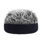 Casquette de baseball rglable a visire pour perruque, casquette de soleil, avec faux cheveux, toupet ...