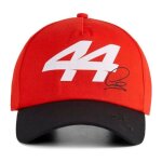 Casquette de baseball scuderia ferrari f1 lewis hamilton #44 - rosso corsa