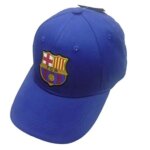 Casquette fc barcelone enfant officielle - taille rglable 54 - 56 cm (taille 54 cm, couleur bleu)