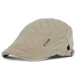 Casquettes de gavroche en coton pour hommes, bret rtro, chapeau de chauffeur de taxi, chapeau plat ...