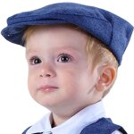 Casquette de golf en coton doux pour bb garon, baptme, sensation de chevrons, equipement de sauna ...