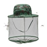 Casquette en maille anti - moustiques, 4 pi�ces, chapeau pour la p�che et la randonn�e en plein air, ...