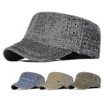 Casquette militaire en coton pour homme, chapeau de cadet, casquette de camionneur, casquette de baseball ...