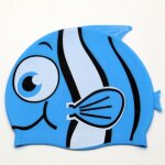 Casquette de natation etanche en silicone pour enfants, protection des oreilles, gar�ons et filles, chapeau ...