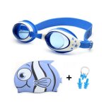 Casquettes de natation professionnelles en silicone, lunettes anti - bue, ensemble de protection des ...