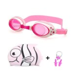 Casquettes de natation professionnelles en silicone, lunettes anti - bue, ensemble de protection des ...