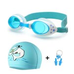 Casquettes de natation professionnelles en silicone, lunettes anti - bue, ensemble de protection des ...