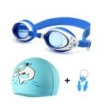 Casquettes de natation professionnelles en silicone, lunettes anti - bue, ensemble de protection des ...