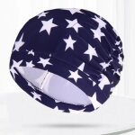 Casquettes de natation en tissu plissé pour hommes et femmes, chapeau de bain en nylon, turban elastique, ... Casquettes de natation en tissu plissé pour hommes et femmes, chapeau de bain en nylon, turban elastique, ...