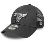 Casquette new era chicago bulls nba 9forty trucker adjustable cap dark grey universal