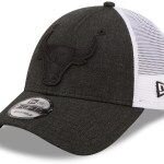Casquette new era trucker des chicago bulls noir