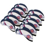 Casquettes de numro pour golf headcover accessoires d'entranement couverture de club en style britannique ...